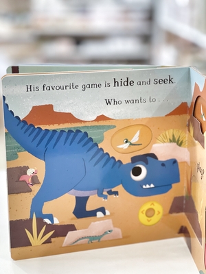 Ukuran Disesuaikan Buku Papan Cerita Dinosaurus Penuh Warna Untuk Anak-Anak
