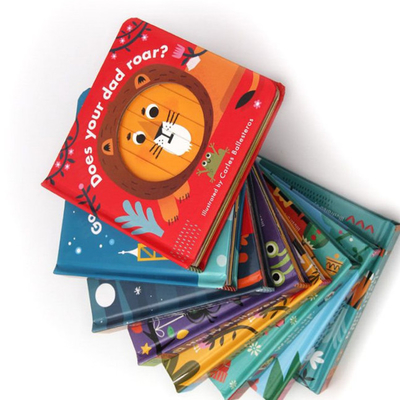Pencetakan Buku Papan Anak Bahasa Inggris Pencetakan Buku Karton 6.5 &quot;X6.5&quot; 7 &quot;X7&quot; 8 &quot;X8&quot;