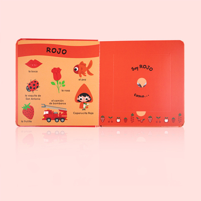 Pencetakan Buku Papan Anak yang Disesuaikan Ramah Lingkungan Food Grade Fragrance Books