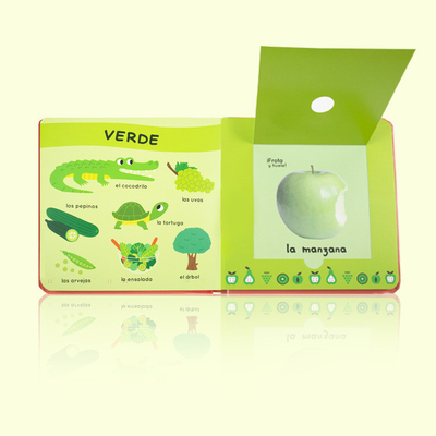 Pencetakan Buku Papan Anak yang Disesuaikan Ramah Lingkungan Food Grade Fragrance Books