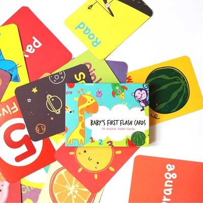 Kegiatan Pencetakan Kertas Seni Penuh Warna Custom Made Belajar Flashcards Untuk Anak Usia 3 Tahun