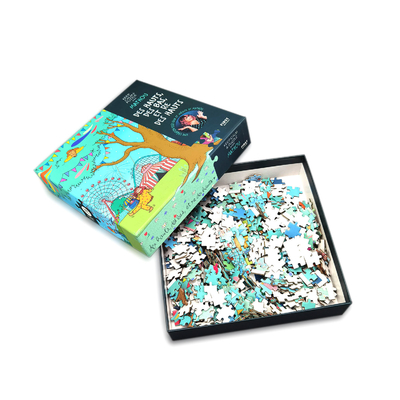 Anak-anak Mainan Pendidikan Montessori Teka-teki Jigsaw Kustom Puzzle Jigsaw Peta Dunia Kayu