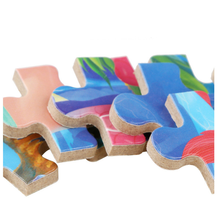 Teka-teki Jigsaw Kustom Ramah Lingkungan Kayu 3D Teka-teki Jigsaw Kartun Anak-anak