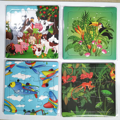 Teka-teki Jigsaw Pendidikan Anak Kustom Kreatif DIY Untuk Anak Usia 5 Tahun