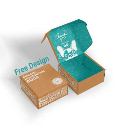 Kraft Paper Mailer Shipping Box Kotak Hadiah Cetak Kustom ISO9001