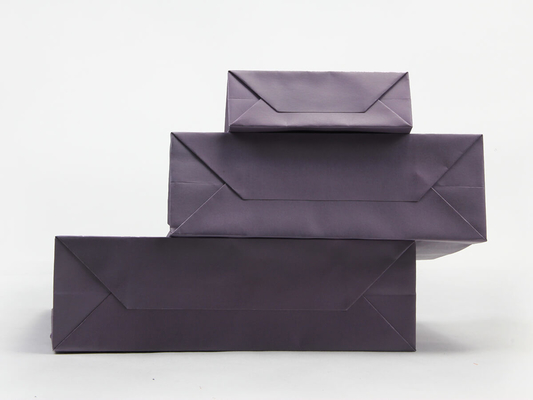 Tas Kertas Personalisasi Profesional Set Tas Belanja Garmen Kertas Warna-warni