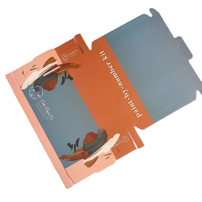 Hot Stamping Foil Corrugated Mailer Box Kotak Hadiah Karton Berwarna OEM