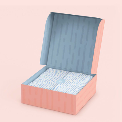Full Color Single View Mailer Shipping Box Digital Printing Cardboard Paper Box