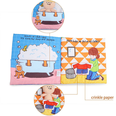 Gloss Matt Laminasi Soft Fabric Cloth Book Kid Children Quiet Book Printing