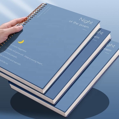 A4 A5 A6 B5 Subjek Sampul Kosong Notebook 128gsm 140gsm Notebook Spiral Tebal