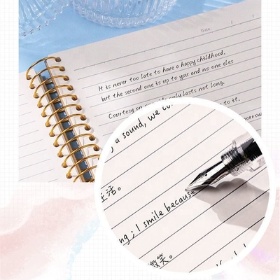 A4 A5 A6 B5 Subjek Sampul Kosong Notebook 128gsm 140gsm Notebook Spiral Tebal