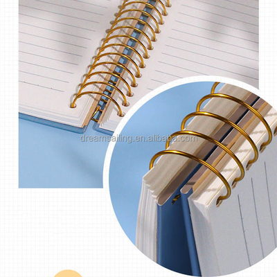 A4 A5 A6 B5 Subjek Sampul Kosong Notebook 128gsm 140gsm Notebook Spiral Tebal