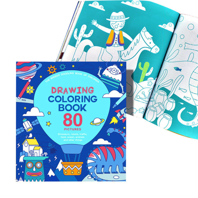 Custom Soft Cover Buku Anak Printing Printing Coloring Book Printing Untuk Anak