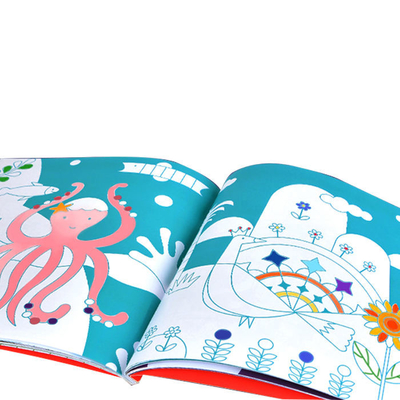 Custom Soft Cover Buku Anak Printing Printing Coloring Book Printing Untuk Anak