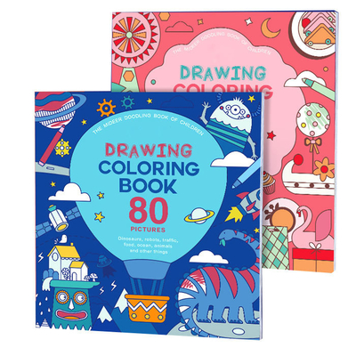 Custom Soft Cover Buku Anak Printing Printing Coloring Book Printing Untuk Anak