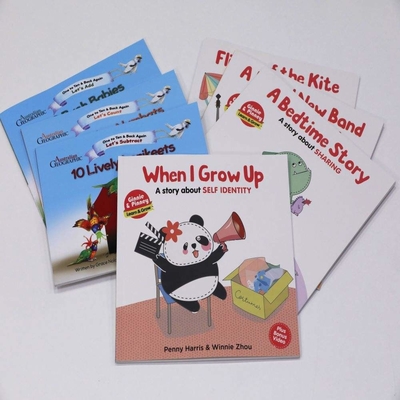 ISO9001 Gigo Kids Book Printing Hardcover Buku Cerita Bahasa Inggris Anak