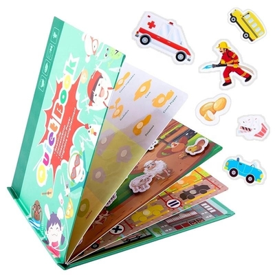 Sedex Matte Art Paper Montessori Tenang Buku Mainan Anak Buku Tempel