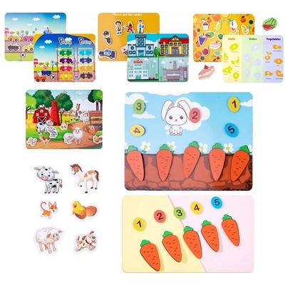 Sedex Matte Art Paper Montessori Tenang Buku Mainan Anak Buku Tempel