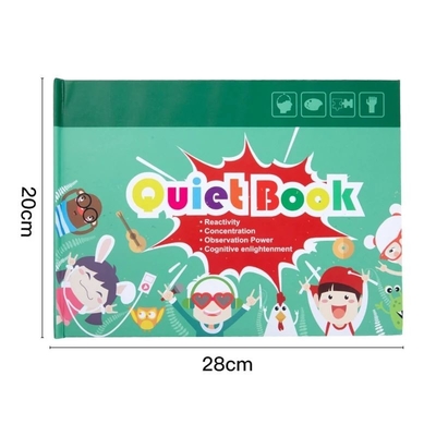 Sedex Matte Art Paper Montessori Tenang Buku Mainan Anak Buku Tempel