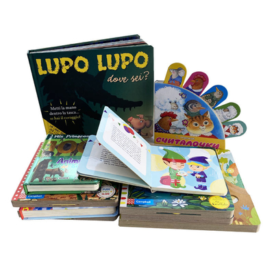Custom Hardcover Offset Book Printing Buku Papan Anak Untuk Anak Usia 2 Tahun