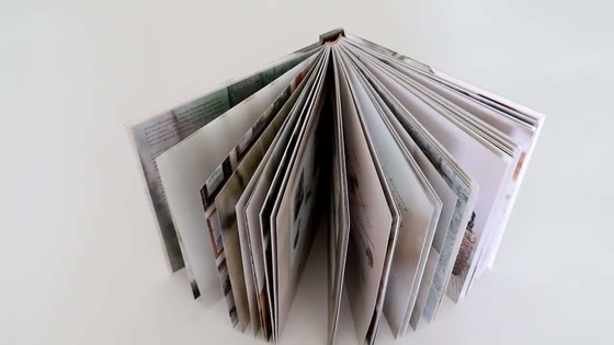 A3 A4 A5 Penerbitan Majalah Hardcover Massal Pencetakan Buku Foto Seni