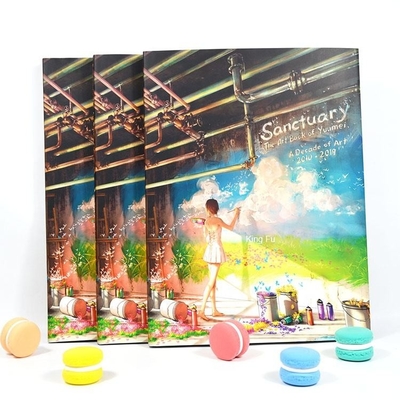 Buku Hardcover FSC SGS Mencetak Buku Foto Seni CMYK Kustom