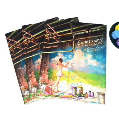 Buku Hardcover FSC SGS Mencetak Buku Foto Seni CMYK Kustom