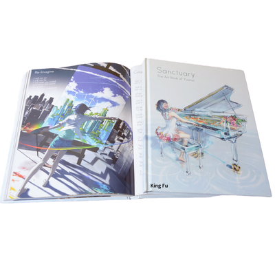 Buku Hardcover FSC SGS Mencetak Buku Foto Seni CMYK Kustom