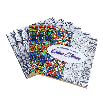 100gsm 120gsm 140gsm Softcover Cetak Buku Karton Buku Mewarnai Dewasa