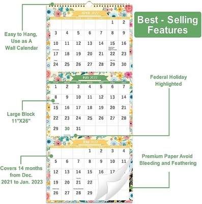 OEM ODM Desk Advent Calendar Printing Gloss Atau Laminasi Matt