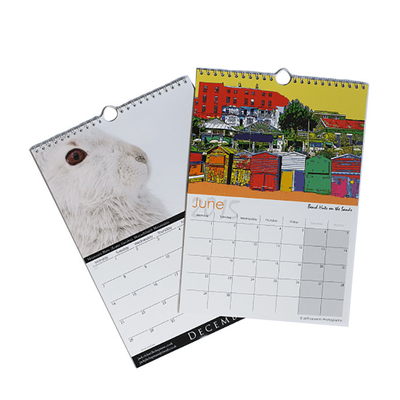 Berbagai Ukuran Cetak Kalender Art Paper C2S 128gsm 157gsm 190gsm 210gsm