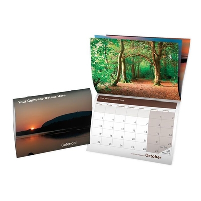 Kalender Dinding Lingkaran Berulir SGS Mencetak Kalender Tampilan Bulan Penuh Warna