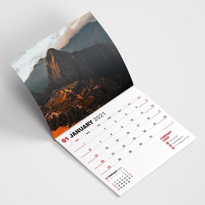 Kalender Dinding Lingkaran Berulir SGS Mencetak Kalender Tampilan Bulan Penuh Warna