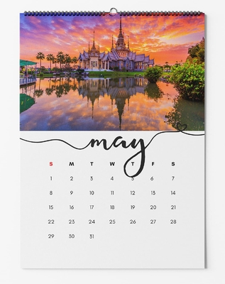 CCNB Mencetak Kalender Bulanan Kalender Meja Hitung Mundur Natal OEM