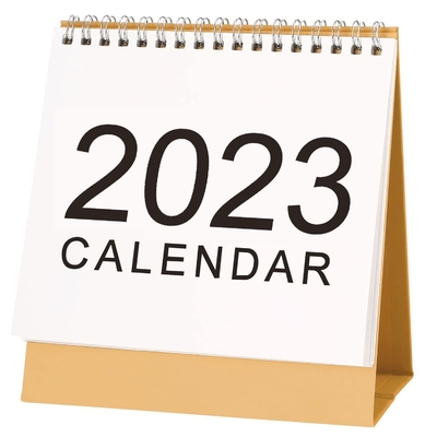 2023 Mencetak Kalender Bulanan Kalender Meja Karton 1400gsm 1800gsm