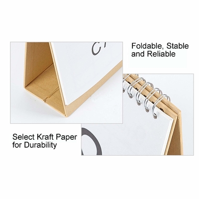 2023 Mencetak Kalender Bulanan Kalender Meja Karton 1400gsm 1800gsm