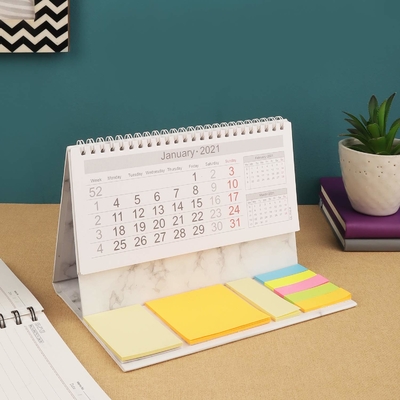 Kertas Seni C1S Pencetakan Kalender Kustom Kalender Penuh Warna Untuk Pemasaran