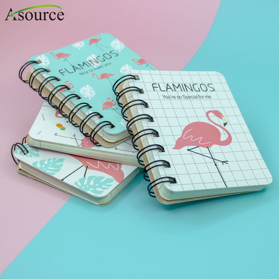 70gsm Fashion Cute Notebook A4 Mini Spiral Thread Binding Notebook
