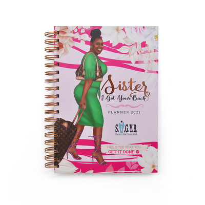 Hot Stamping Spiral Notebook Printing Penjilidan Buku Jurnal Kustom