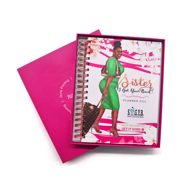 Hot Stamping Spiral Notebook Printing Penjilidan Buku Jurnal Kustom