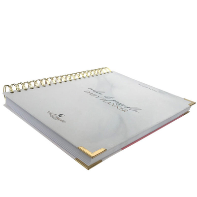 A6 Hardcover Spiral Notebook Printing Latihan Pencetakan Buku OEM ODM