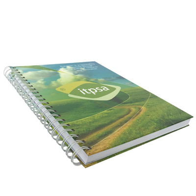 A6 Hardcover Spiral Notebook Printing Latihan Pencetakan Buku OEM ODM