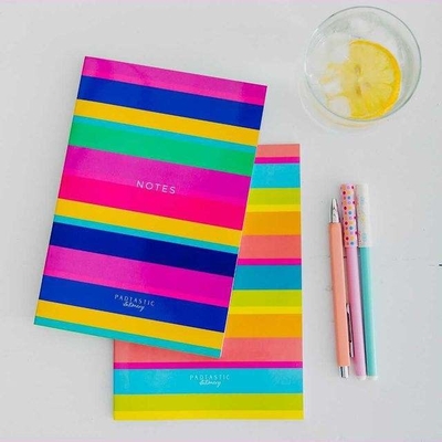 Pencetakan Notebook Spiral Kustom Notepad Stasioner Kawaii Kraft