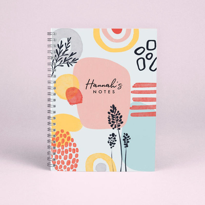 Pencetakan Notebook Spiral Kustom Notepad Stasioner Kawaii Kraft