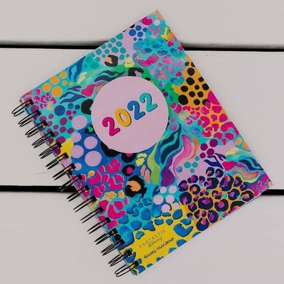 Pencetakan Notebook Spiral Kustom Notepad Stasioner Kawaii Kraft