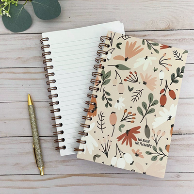 Pencetakan Notebook Spiral Kustom Notepad Stasioner Kawaii Kraft