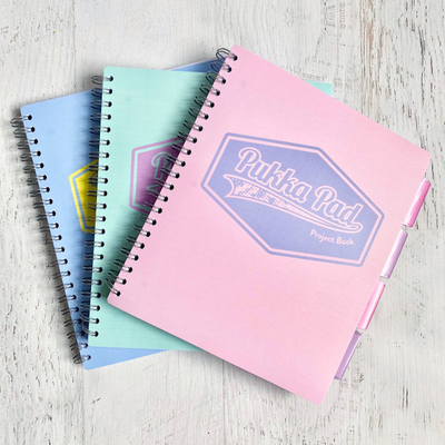 Pencetakan Notebook Spiral Kustom Notepad Stasioner Kawaii Kraft