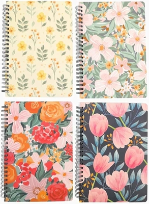 5.5&quot;X8.5'' 6&quot;X9&quot; 8.5&quot;X11&quot; Spiral Notebook Printing Journal Wire Bound Ruled Sketchbook