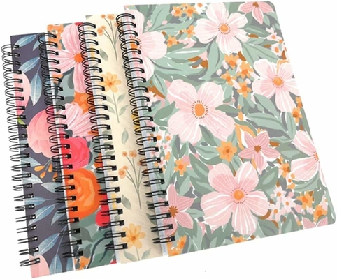 5.5&quot;X8.5'' 6&quot;X9&quot; 8.5&quot;X11&quot; Spiral Notebook Printing Journal Wire Bound Ruled Sketchbook