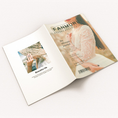 A3 A4 A5 A6 Katalog Pencetakan Majalah Pencetakan Buku Majalah Softcover Disesuaikan